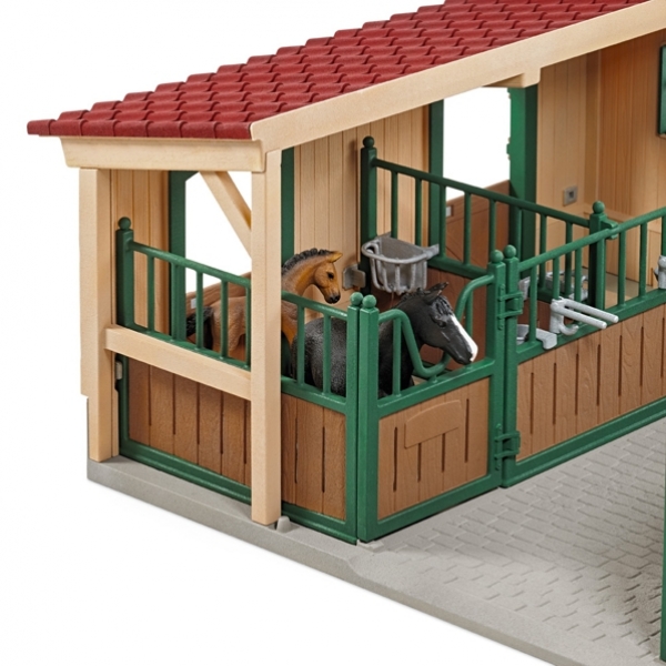 Schleich Pferdehof mit Zubehör